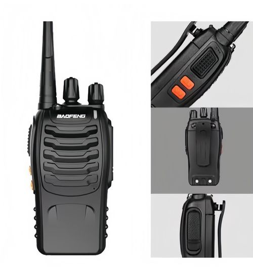 Rádio UHF walkie-talkie bidirecional transceptor portátil telefone móvel via satélite