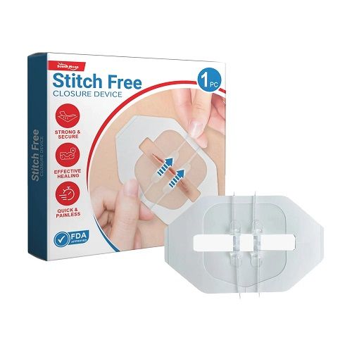 1Pcs Portable Wound Closure Patch Painless Suture Zipper Band-Aid Repair Wounds Waterproof Stitch Free Hemostatic Sticker