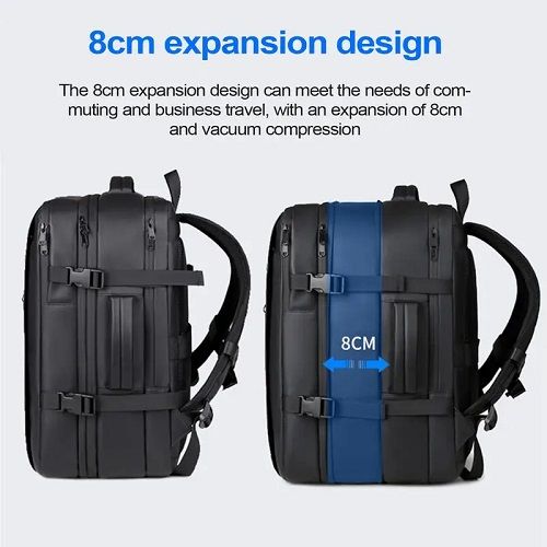 Large-capacity Travel Vacuum Backpack Compression Bag Laptop Backpack Expand Hiking Vacuum Travel Waterproof Backpack