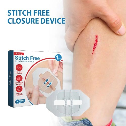 1Pcs Portable Wound Closure Patch Painless Suture Zipper Band-Aid Repair Wounds Waterproof Stitch Free Hemostatic Sticker