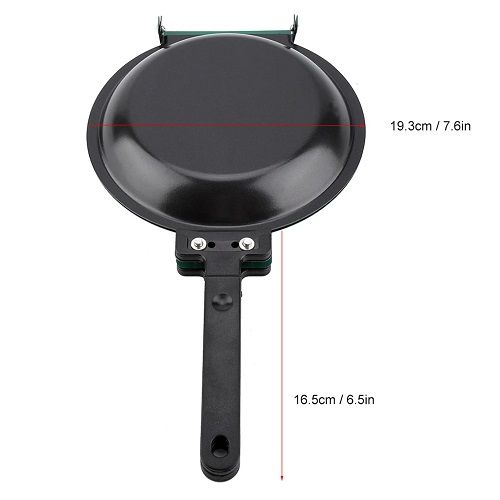 Double Side Titanium Steel Coating Flip Frying Pan Pancake Maker Household Kitchen Cookware