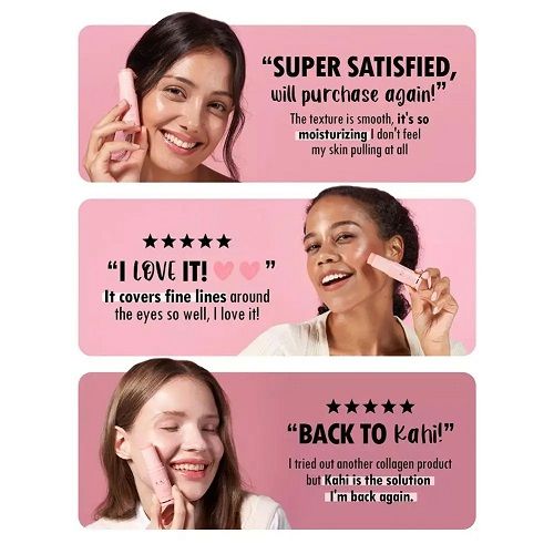 2PCS KAHI Moisturizing Stick Improving Wrinkle Collagen Bounce Multi Balm Water Replenishing Cream Hydrating Stick Korean Skincare