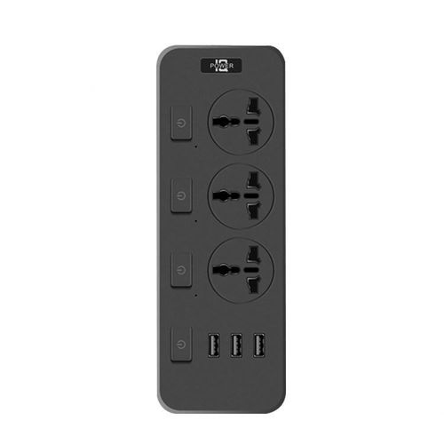 High-power British standard universal socket with independent switch