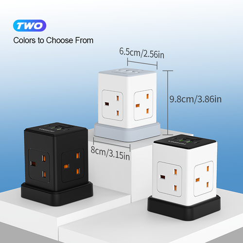 Small portable British standard tower socket