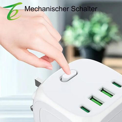 Multifunctional British Rubik's Cube Square Socket