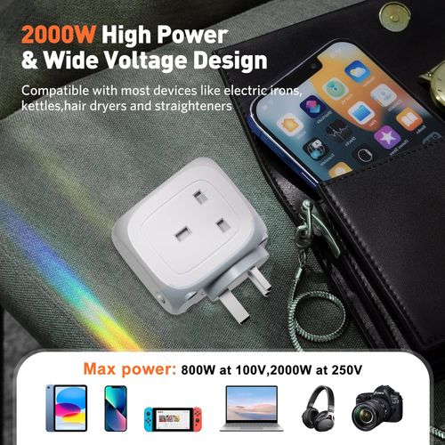 Multifunctional British Rubik's Cube Square Socket