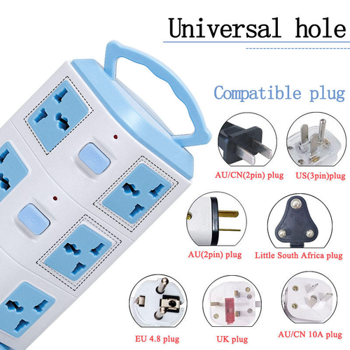 UK Standard High Power Vertical Socket (Two-Ply)