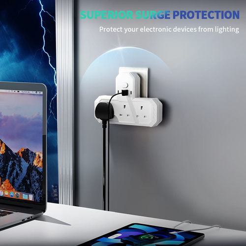 High-power multi-functional socket with fuse