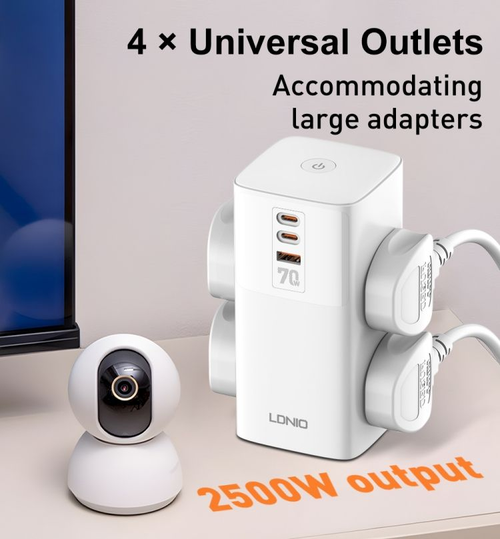 Multifunctional high-power vertical socket