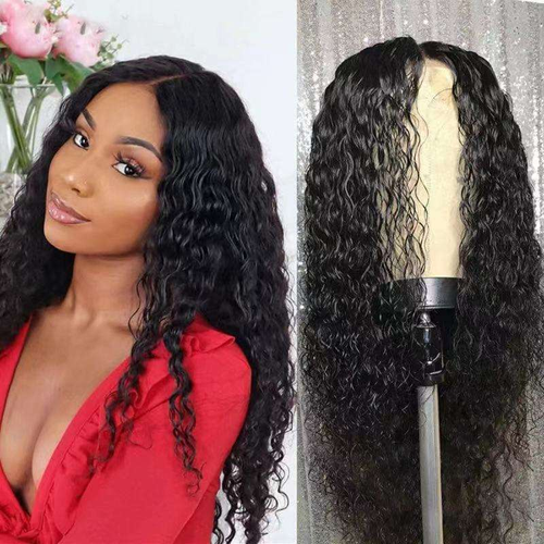 Lace long curly wig
