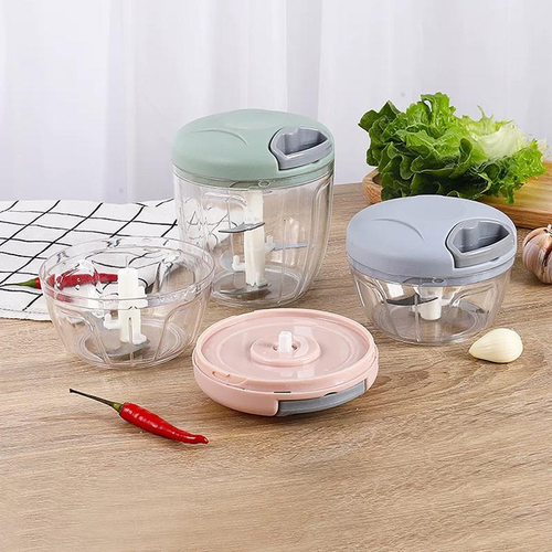 Multi-functional hand-operated meat grinder