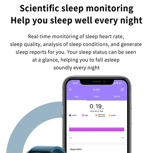 Waterproof and long battery life smartwatch