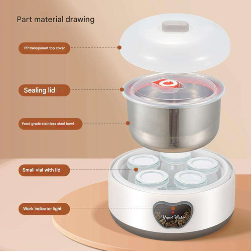 Intelligent constant temperature fully automatic fermented yogurt machine