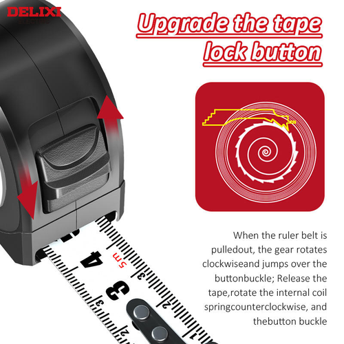 High-tech Rubik's Cube self-locking measuring tape