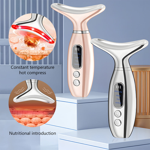 New electroplated facial scraping beauty device