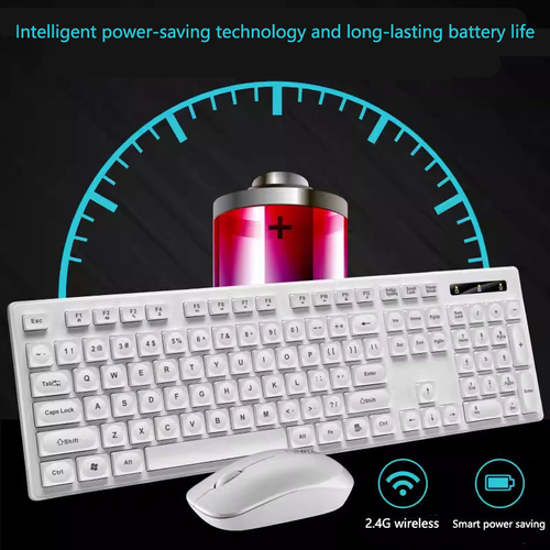 Wireless keyboard and mouse set