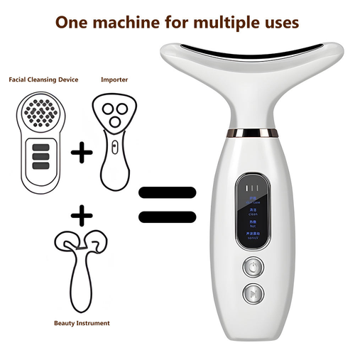 New electroplated facial scraping beauty device