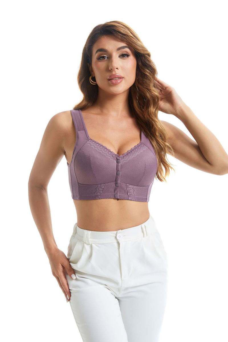 Biustonosz Damski Plus Size z Przewiewnej Bawełny  (75% bawełna+25% len)