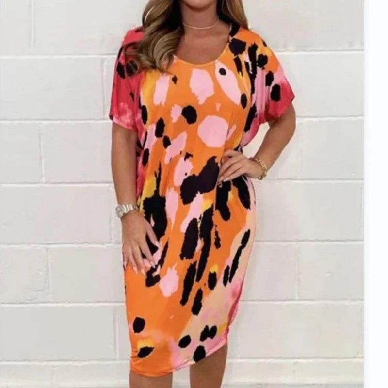 💖2025 Luźna sukienka z nadrukiem