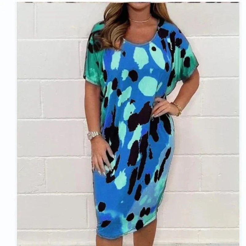 💖2025 Luźna sukienka z nadrukiem