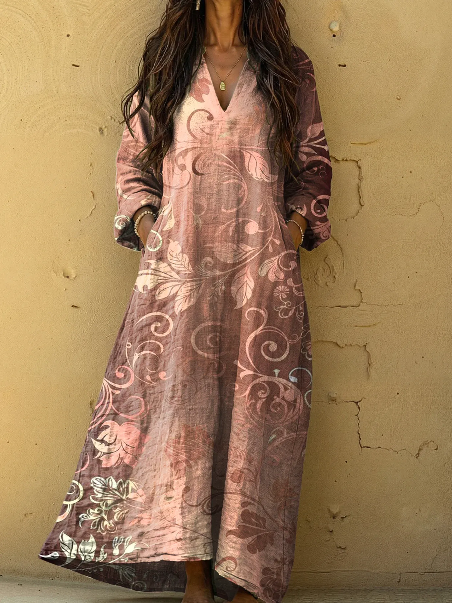 Vintage Kwiatowa Sukienka