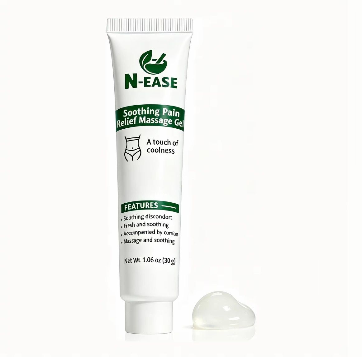 N-EASE Men Prostate Soothing Massage Gel, Natural Intimate Care Gel for Men