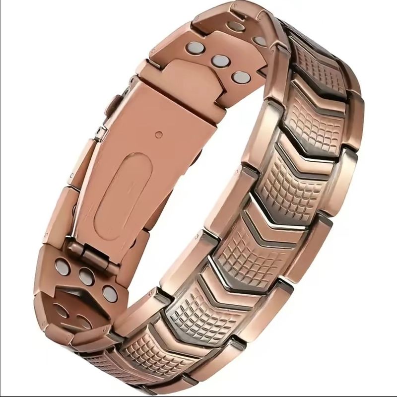 Men's Copper Bracelet with 3X Strength, Premium Copper Jewelry