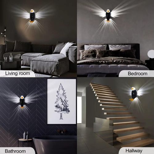 Eagle Wall Lamp Simple Animal Projection Lamp Magnetic Wall Hanging Personality Light Luxury Creative Home Night Light