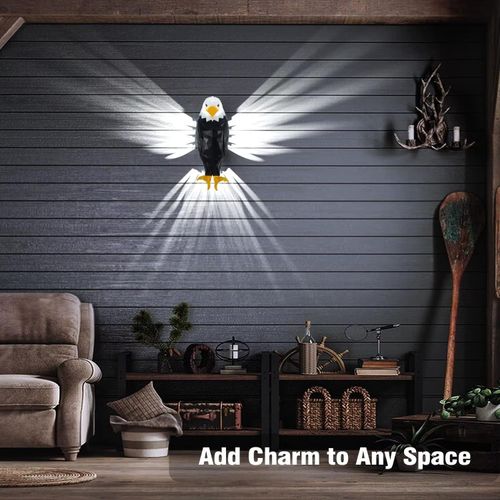 Eagle Wall Lamp Simple Animal Projection Lamp Magnetic Wall Hanging Personality Light Luxury Creative Home Night Light