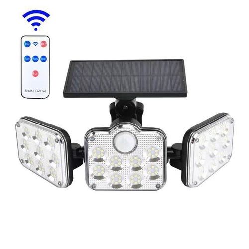 Rotatable Waterproof Solar-Powered Motion Sensor Wall Light