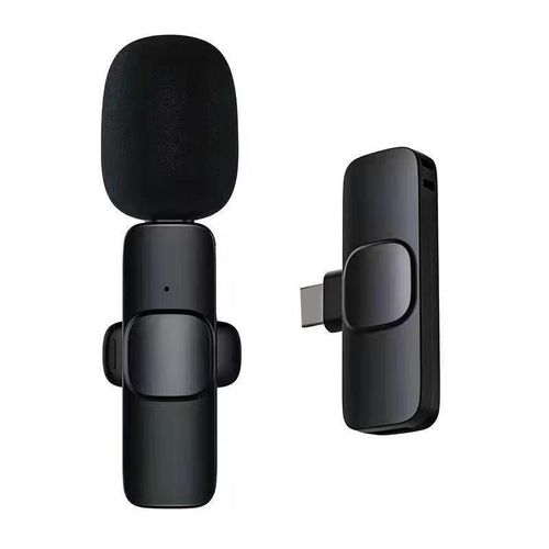 Wireless Lavalier Microphones for iPhone, Android, iPad - Mini Wireless Clip-on Microphones Crystal Clear Sound Quality for Recording, Live Streaming,Vlog
