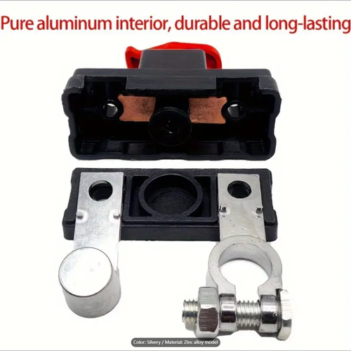 12 24V Marine Battery Isolator Disconnect Switch Prevents Battery Drain&Maintenance Manual Auto Battery Cut-off Switch for Car