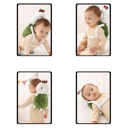 Protect Your Baby's Head! 👶 Breathable Anti-Fall Head Protection Backpack - Soft Safety Pillow for Learning to Walk & Crawl