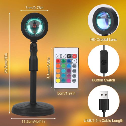 Fashionable and Hot Selling Atmosphere Artifact Small Bedroom Lamp Sunset Lamp