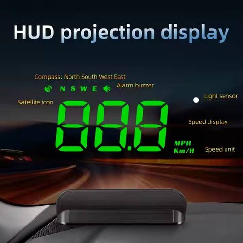 Head Up Display (HUD) for Cars, Trucks, and Motorcycles. Odometer, Mileage, and Accessories.