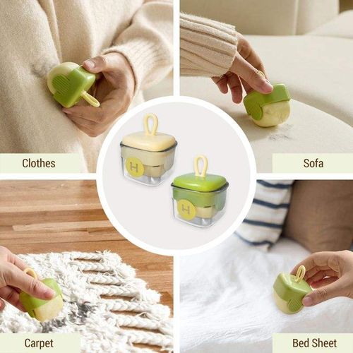 (2PCS 1SET)Portable Luxury Cartoon Washable Reusable Lint Roller for Pet Hair and Dust Removal