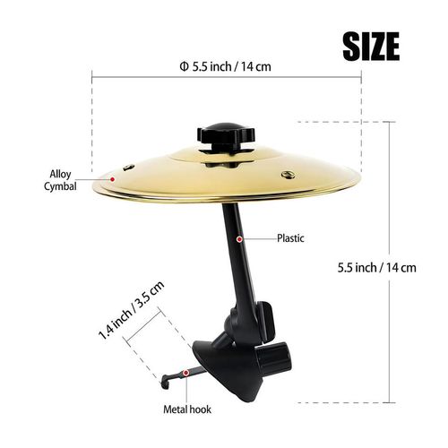 Car Crash Cymbal, Car Cymbal Air Vent, Car Drum Cymbal Air Vent, Make Your Driving More Fun, Easy Installation And Rugged, Suitable For All Types Of Vehicles