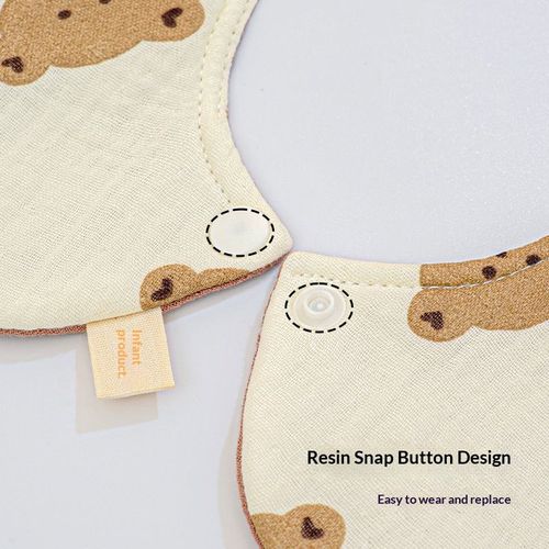 8pcs Floral Print Pure Cotton Newborn Fabric, 100% Cotton, Baby Supplies, Baby Bib