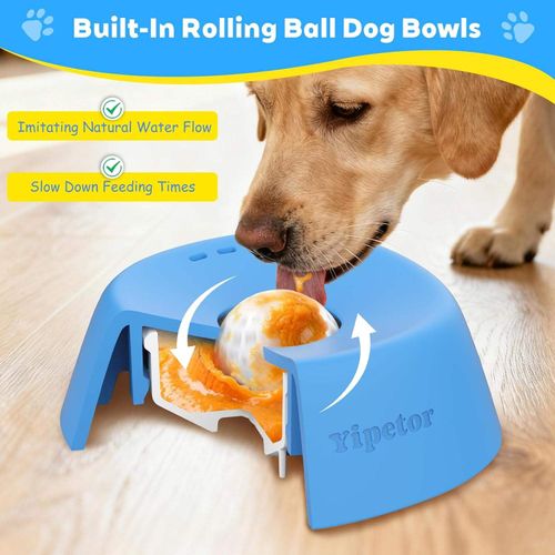 Healthy & Fun Eating! 🐕 2-in-1 Pet Slow Feeder & Interactive Licking Bowl - Prevent Choking & Reduce Anxiety for Your Dogs and Cats