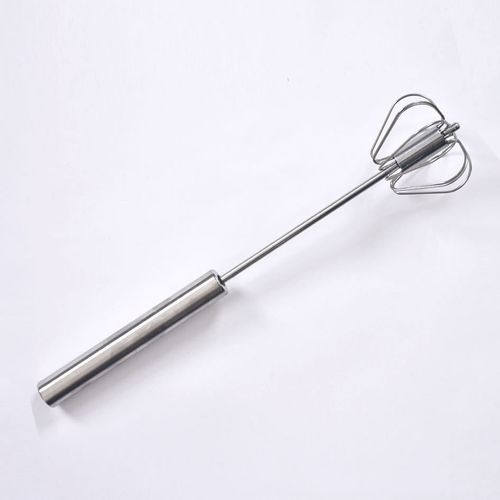 Wholesale 12 Inch Stainless Steel Manual Egg Beater Eco-Friendly Metal Egg Whisk Tool Home Kitchen Use Manual Egg Beater