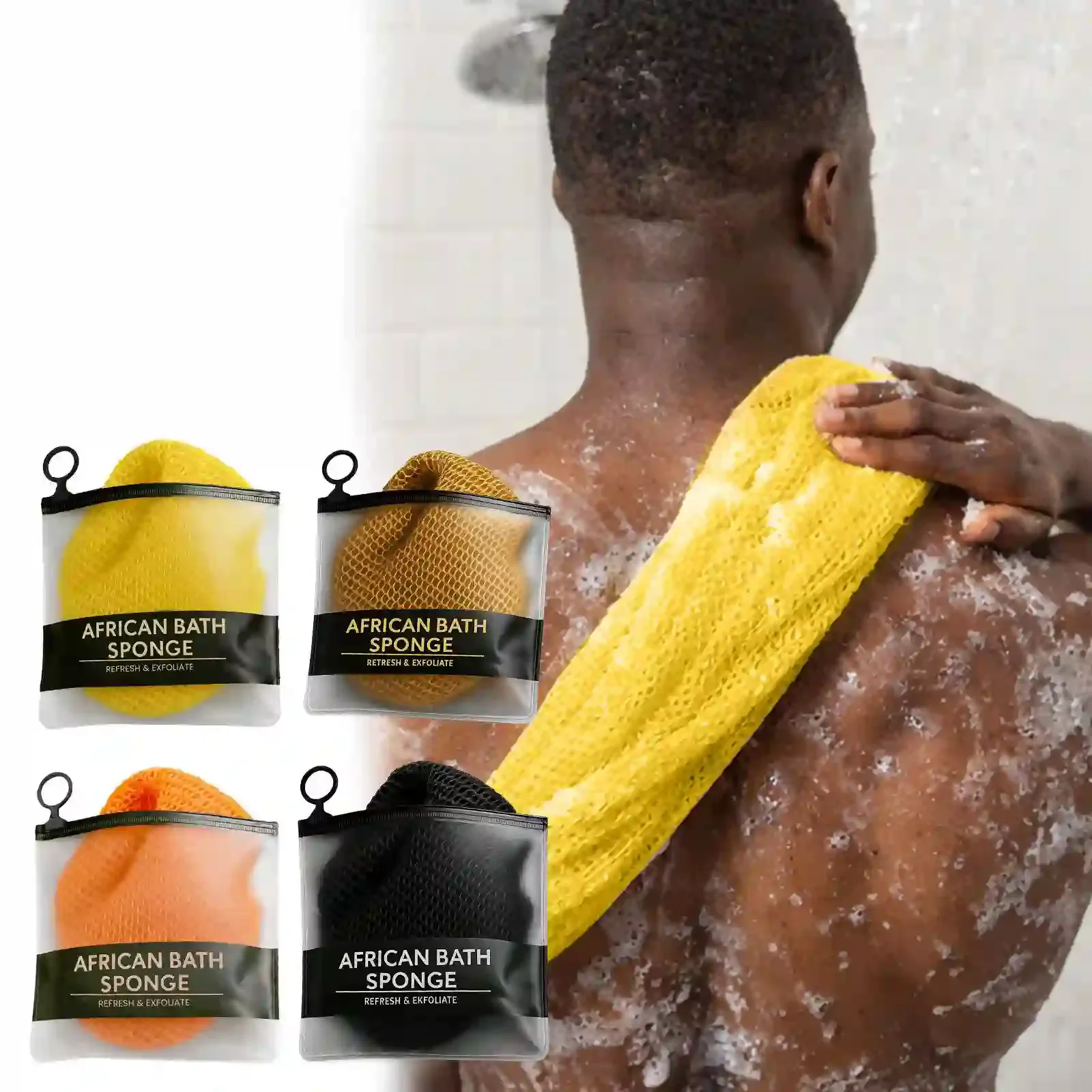 High Elasticity Polyester Fishing Net African Sauna Towel Cleaning Products for Scrubbing Bathing Bath Wipes Foaming Exfoliating