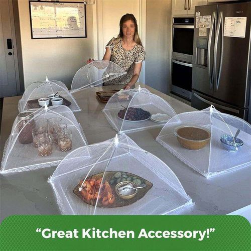 Vegetable Hood, Food Cover, Dining Table Cover, Insect Proof Cover, Disassembly and Cleaning of Outdoor Kitchen Mesh Food Covers