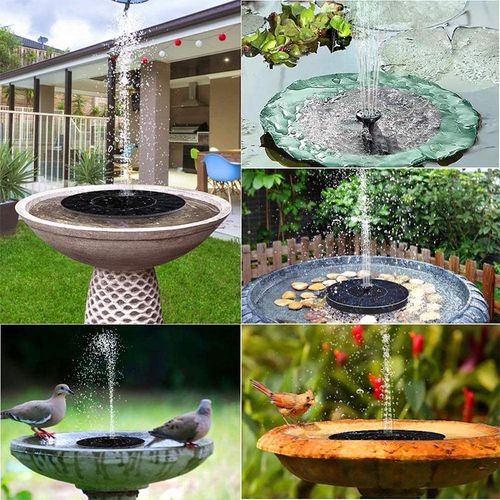 Aquarium Floating Solar Fountain Pool Pond Waterfall Fountain Garden Water Pump Patio Decorative Garden