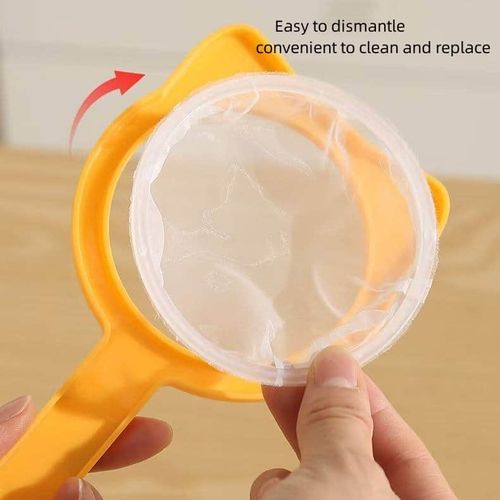 Multi-functional Double-layer Filter Funnel Kitchen Juice Milk Oil Separation Residue Ultra-fine Soybean Milk Filter Screen