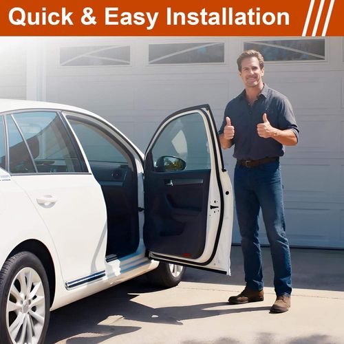 Universal Self-Adhesive Double-Layer 5-Hole EPDM Rubber Door Weather Stripping, Suitable for Trucks, SUVs and RVs