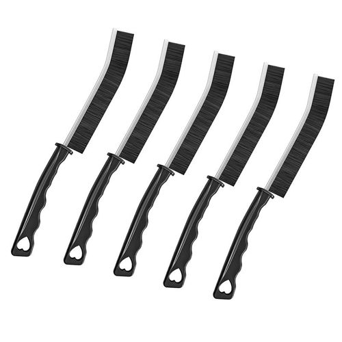 (5pcs 1set) crevice cleaning brush set, stiff bristle crevice brush, multi-functional crevice cleaning tool