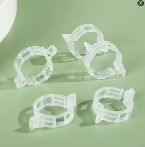 (100PCS 1SET)Wholesale Large Transparent Plastic Greenhouse for Tomato Graft Clip Green Inventory for Plant Agriculture Hydroponic Use