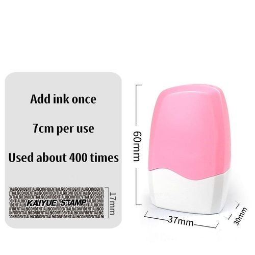 Identity Theft Protection Confidential Roller Stamp Rolling Guard StampIdentity Theft Protection Confidential Roller Stamp Rolling Guard Stamp