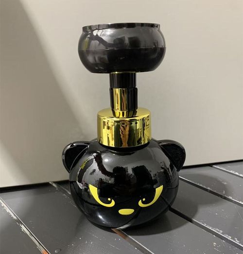 Halloween cat paw bubble machine soap pump bottle hand sanitizer dispenser