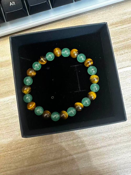 Money Wealth Success Bracelet Pure natural stone Green AventurineTiger Eye Attract Wealth Crystal Bracelet Prosperity Money Bracelet